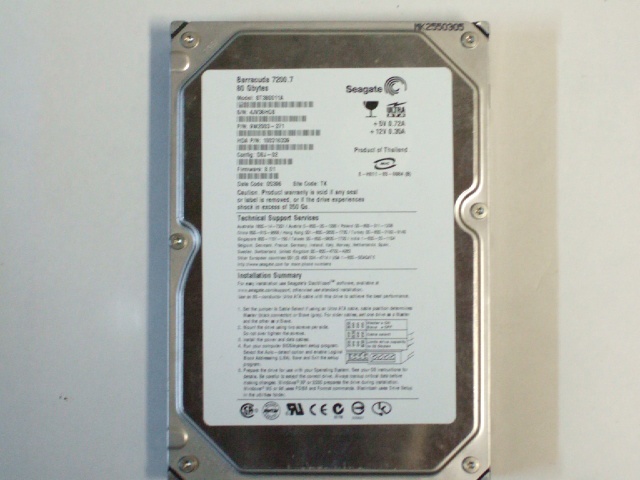 ST380011A 80GB 3.5 HDD