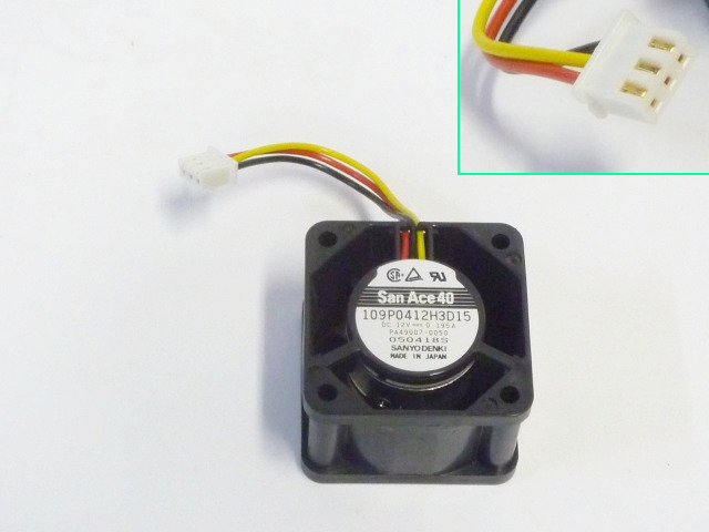 �����ŵ� SanAce40 DC�ե��� 40mm 109P0412H3D15