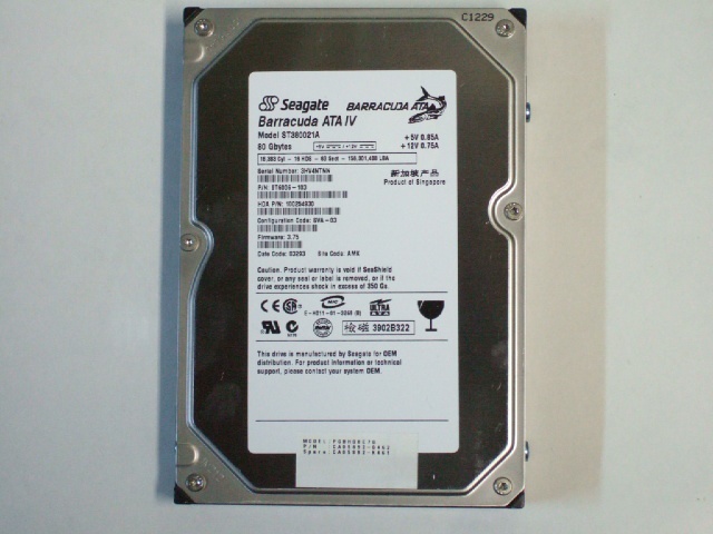 ST380021A 80GB 3.5インチ HDD