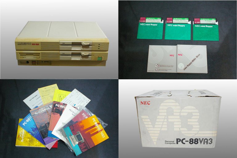 PC-88VA3 箱・システムディスク・付属品付
